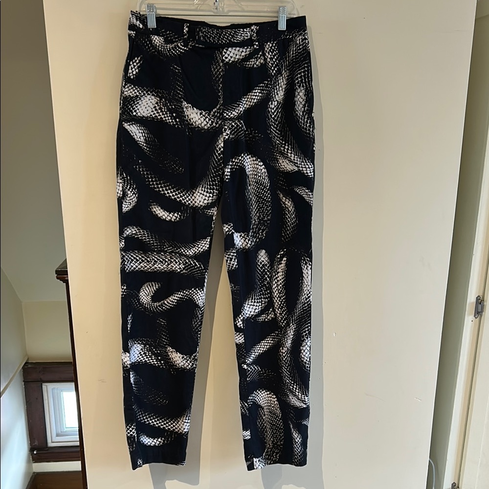 Ralph Lauren RLX Black and Cobra Print Golf Pants Size 32x34